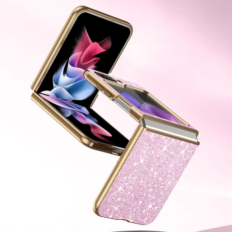 GLITTER Védőburkolat Samsung Galaxy Z Flip6 5G fekete termék 2. képe