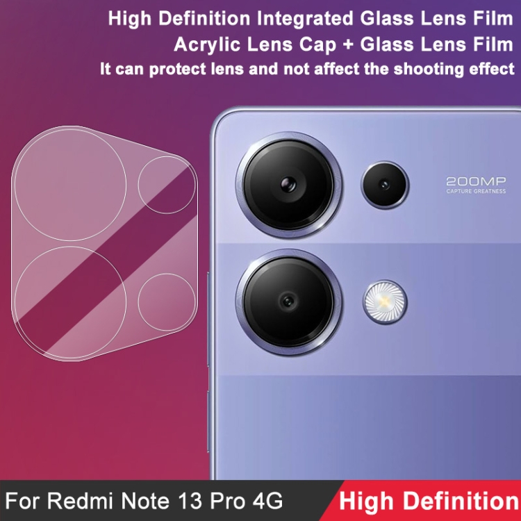 IMAK FULL COVER Üveg Xiaomi Redmi Note 13 Pro kamerához termék 2. képe