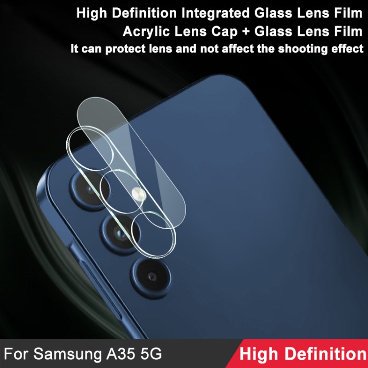 IMAK FULL COVER Üveg Samsung Galaxy A35 5G kamerához termék 2. képe