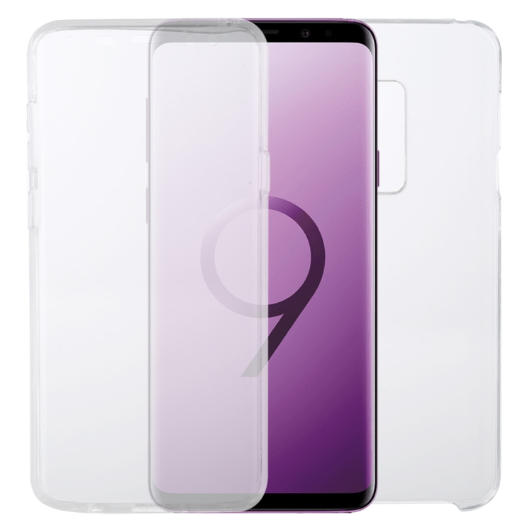 Obojstranný ochranný kryt Samsung Galaxy S9 Plus priehľadný akciós termékkép 1