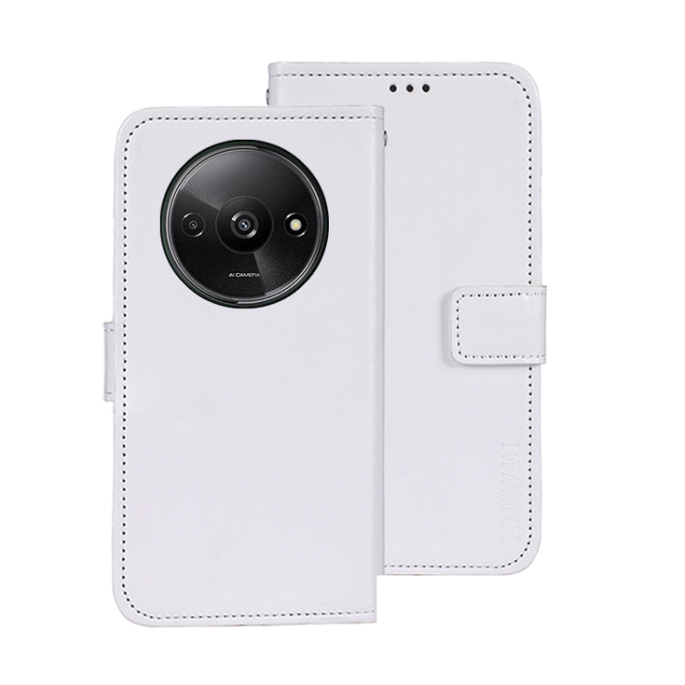 IDEWEI Wallet tok Xiaomi Redmi A3 fehér akciós termékkép 1