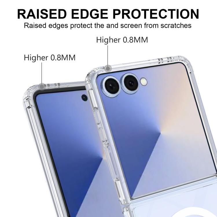 TRANSPARENT MAGSAFE tok Samsung Galaxy Z Flip7 5G készülékhez - átlátszó termék 2. képe