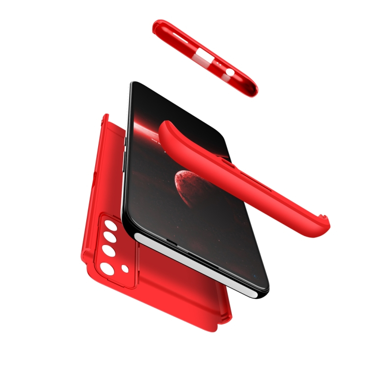 360° Realme 6 piros védőburkolat termék 2. képe