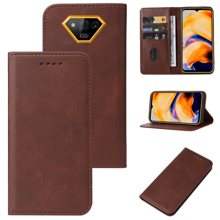 MAGNETIC Flip cover a Ulefone Armor X13 barna akciós termékkép 1