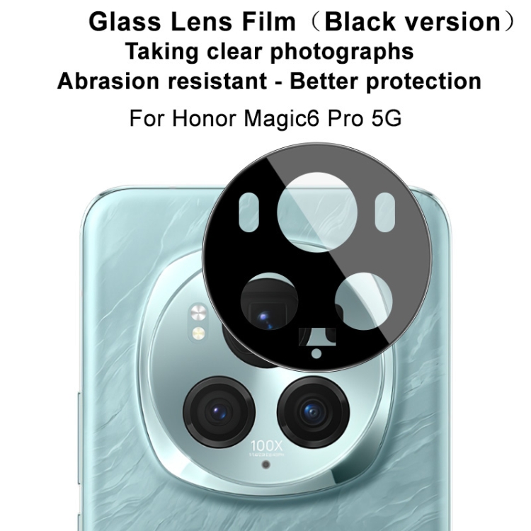 IMAK FULL COVER Üveg Honor Magic6 Pro fényképezőgéphez fekete termék 2. képe