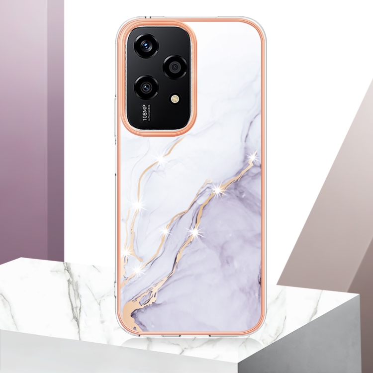 IMD MARBLE Védőburkolat Honor 200 Lite WHITE-hoz termék 2. képe
