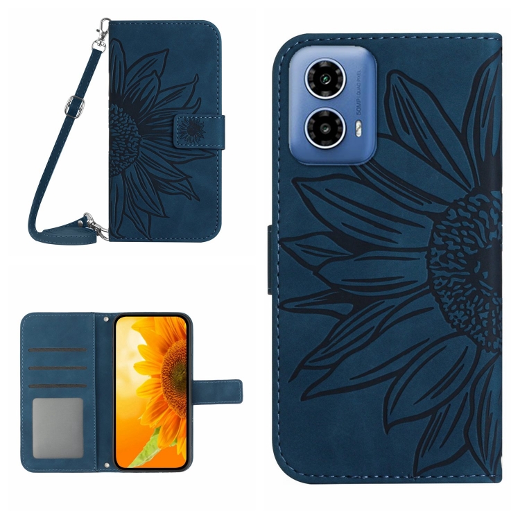 ART SUN FLOWER pénztárcavédő Motorola Moto G34 5G kék színű termék 2. képe
