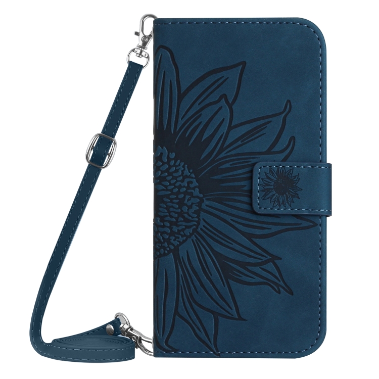 ART SUN FLOWER pénztárcahuzat Motorola Moto G04 / G24 / G24 Power kékhez akciós termékkép 1
