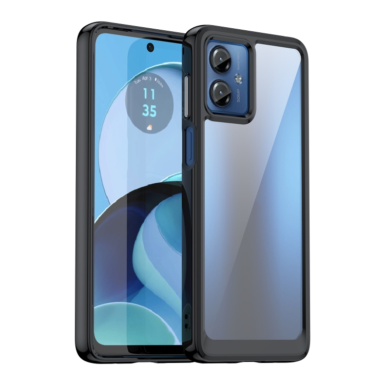 CRYSTAL Motorola Moto G14 fekete védőburkolat akciós termékkép 1