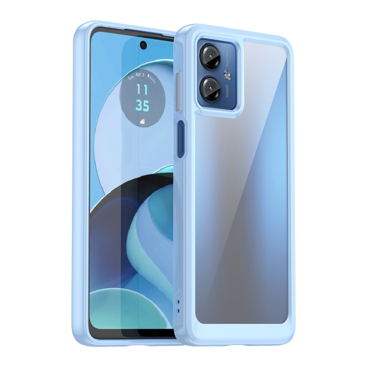 CRYSTAL Motorola Moto G14 kék védőburkolat akciós termékkép 1