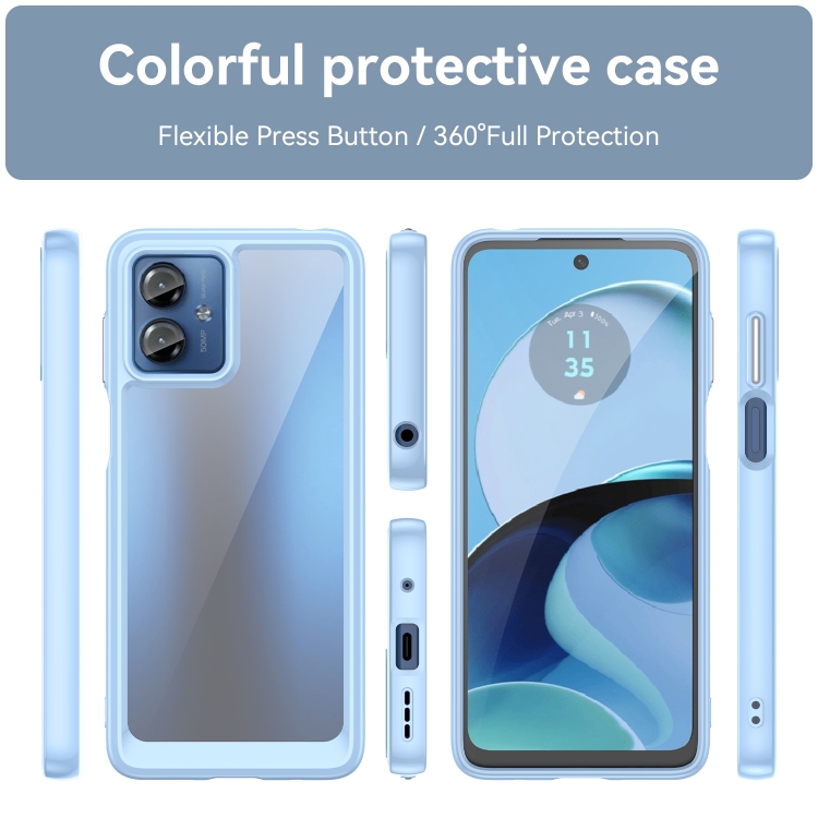 CRYSTAL Motorola Moto G14 kék védőburkolat termék 2. képe