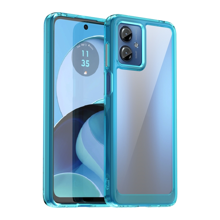 CRYSTAL Motorola Moto G14 türkiz védőburkolat akciós termékkép 1