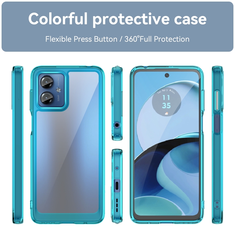 CRYSTAL Motorola Moto G14 türkiz védőburkolat termék 2. képe