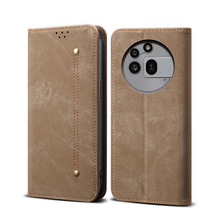 DENIM pénztárcahuzat Nothing Phone (3a) Pro taupe színhez akciós termékkép 1
