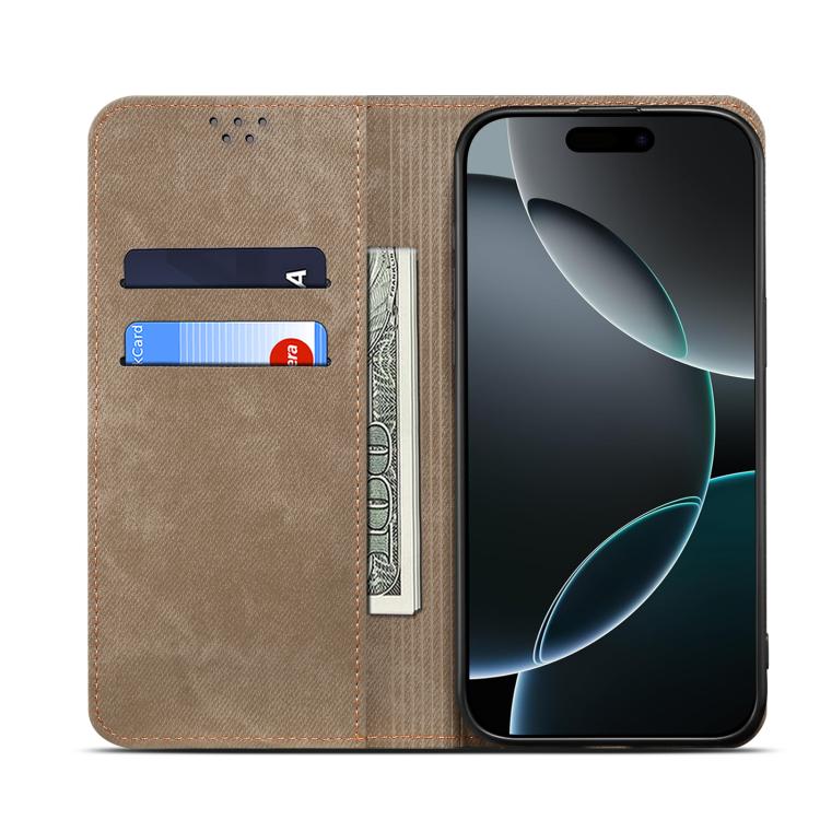 DENIM pénztárcahuzat Nothing Phone (3a) Pro taupe színhez termék 2. képe
