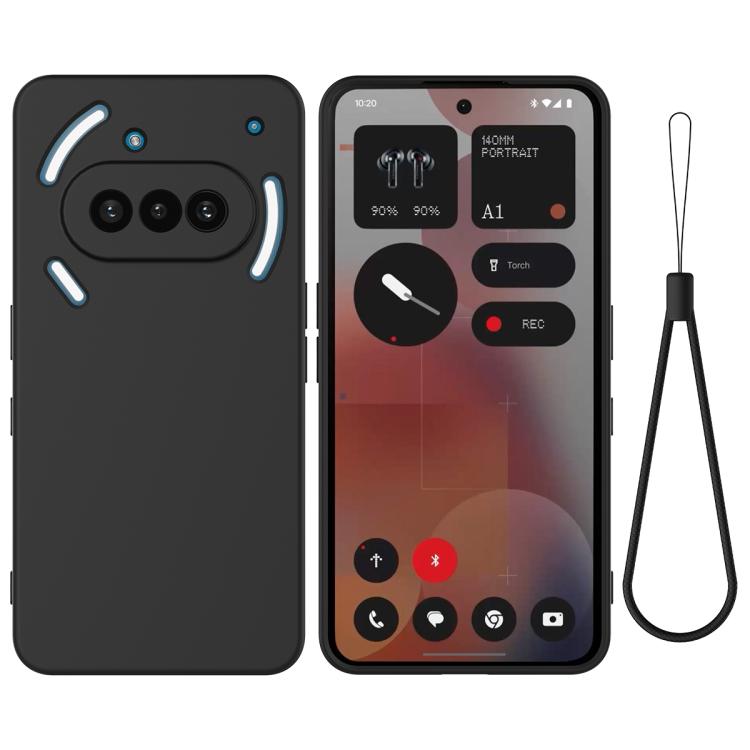 RUBBER Védőburkolat Nothing Phone (3a) fekete akciós termékkép 1