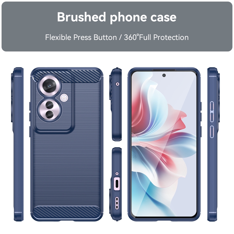 FLEXI TPU Védőburkolat Oppo Reno11 F 5G kék termék 2. képe