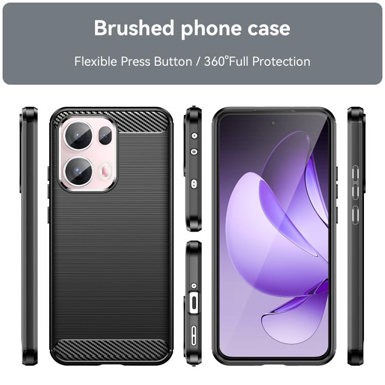 FLEXI TPU Védőburkolat Oppo Reno13 Pro 5G fekete termék 2. képe