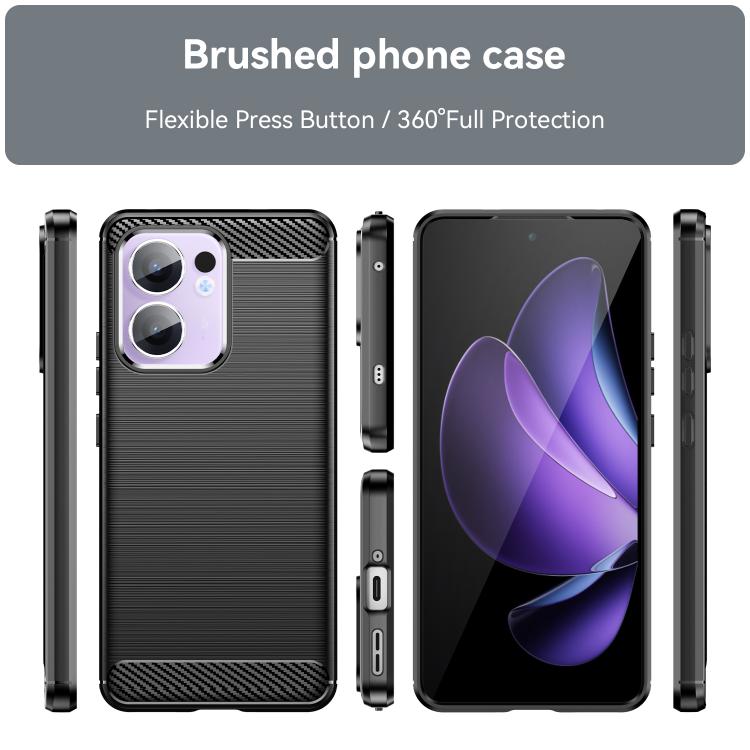 FLEXI TPU Védőburkolat Oppo Reno13 F 5G fekete termék 2. képe