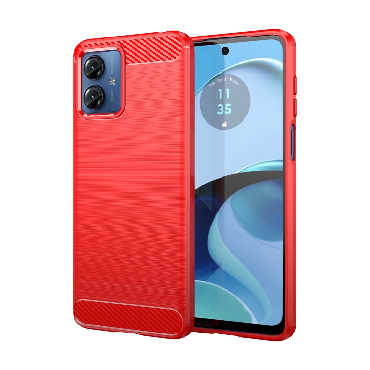 FLEXI TPU burkolat Motorola Moto G14 piros akciós termékkép 1