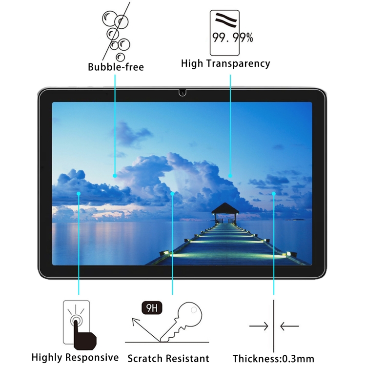 Edzett üveg Umidigi G1 Tab termék 2. képe