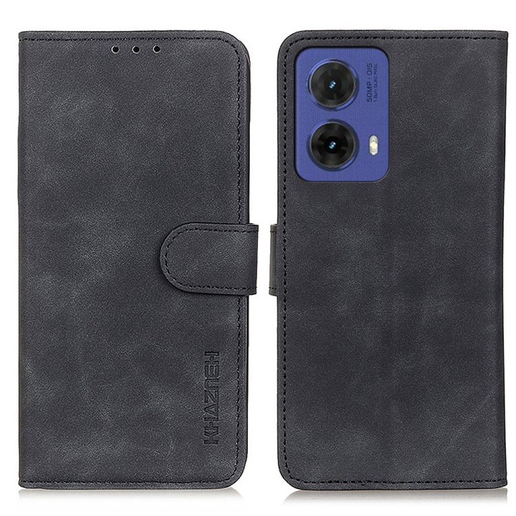 KHAZNEH RETRO Flip tok Motorola Moto-hoz G85 5G fekete akciós termékkép 1