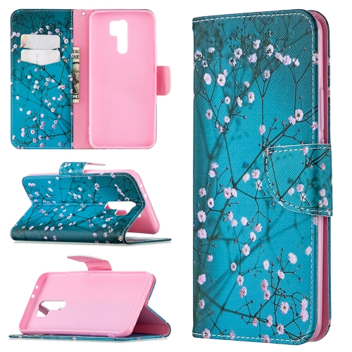 ART pénztárca tok Xiaomi Redmi 9 PLUM BLOSSOM akciós termékkép 1