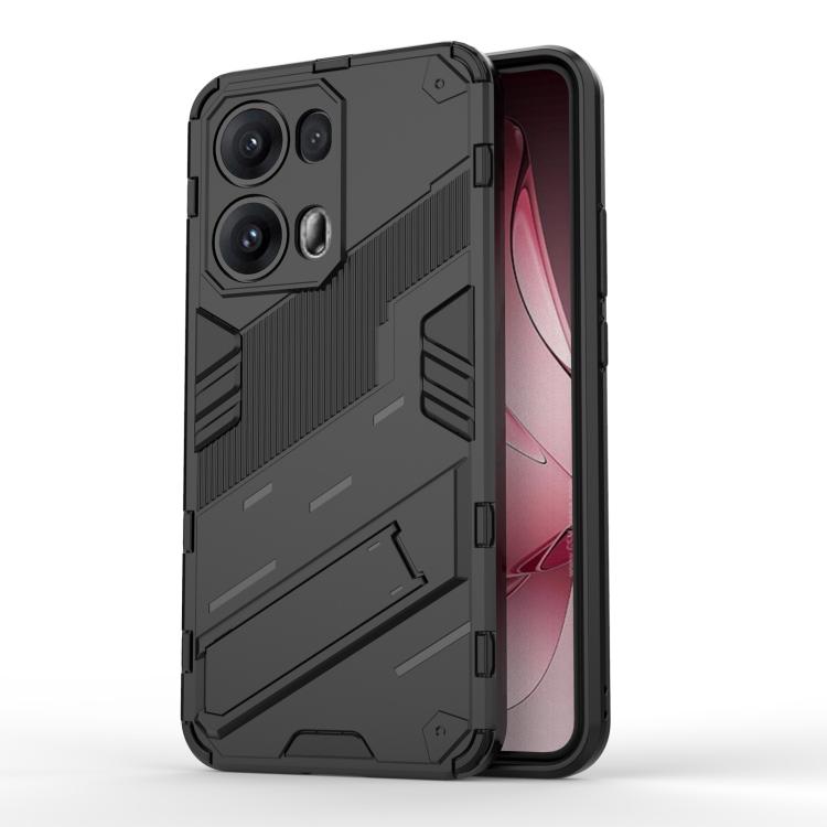 BIB Védőtok állvánnyal Oppo Reno13 Pro 5G fekete akciós termékkép 1