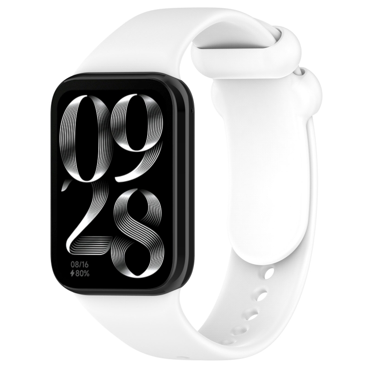 BUTTERFLY szilikon szíj Xiaomi Smart Band 8 Pro fehér színű akciós termékkép 1
