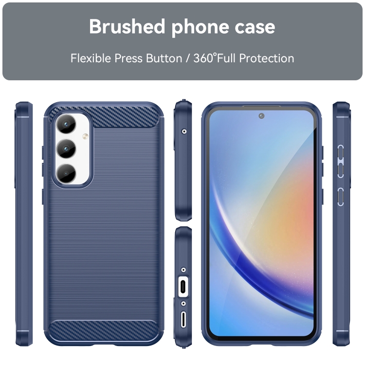 FLEXI TPU Védőburkolat Samsung Galaxy A35 5G kék termék 2. képe