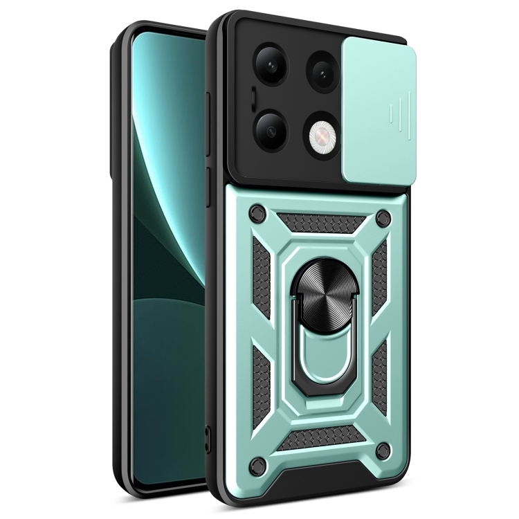 RING KAMERA Borító tartóval Xiaomi Redmi Note 13 zöld színben akciós termékkép 1