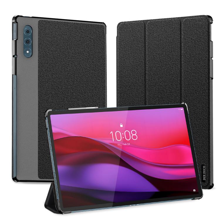 DUX DOMO Flip tok Lenovo Yoga Tab Plus fekete akciós termékkép 1