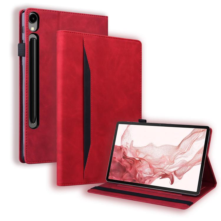 FLATY Flip tok Samsung Galaxy Tab S10 FE+ piros akciós termékkép 1