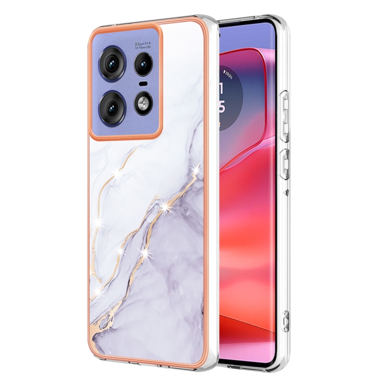 IMD MARBLE Védőburkolat Motorola Edge 50 Pro WHITE-hoz akciós termékkép 1