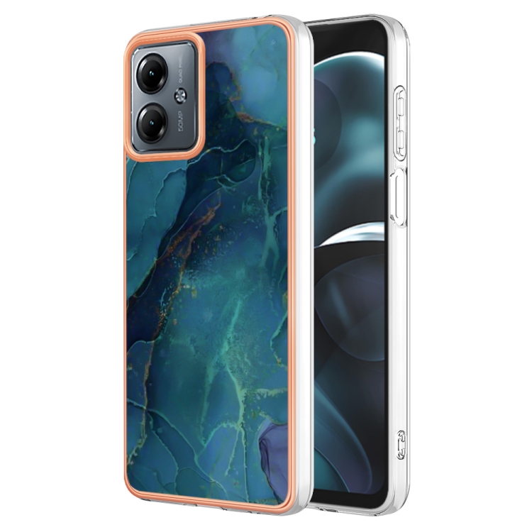 IMD MARBLE Védőburkolat Motorola Moto G14 GREEN akciós termékkép 1