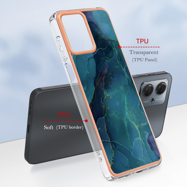 IMD MARBLE Védőburkolat Motorola Moto G14 GREEN termék 2. képe