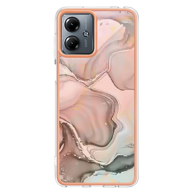 IMD MARBLE Védőburkolat Motorola Moto G14 ROSE GOLD termék 2. képe