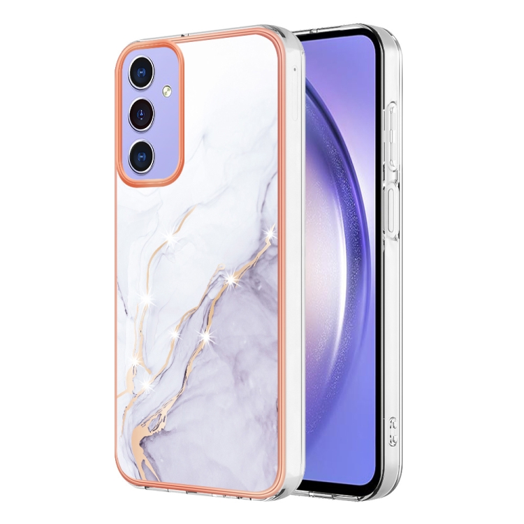 IMD MARBLE Védőburkolat Samsung Galaxy A15 / A15 5G WHITE telefonhoz akciós termékkép 1