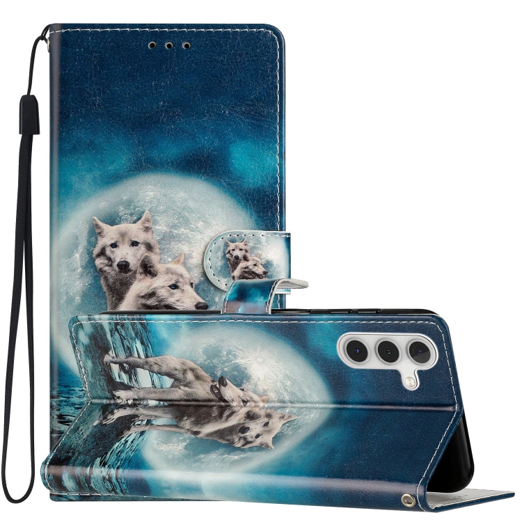 ART Wallet tok Samsung Galaxy A05s WOLVES telefonhoz termék 2. képe