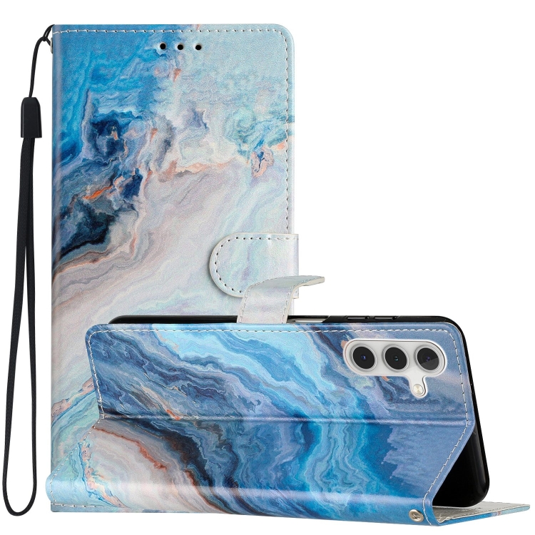ART Wallet tok Samsung Galaxy A05s BLUE MARBLE telefonhoz termék 2. képe