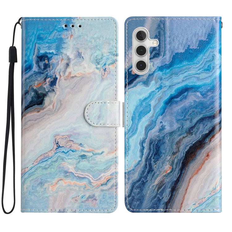 ART Wallet tok Samsung Galaxy A05s BLUE MARBLE telefonhoz akciós termékkép 1