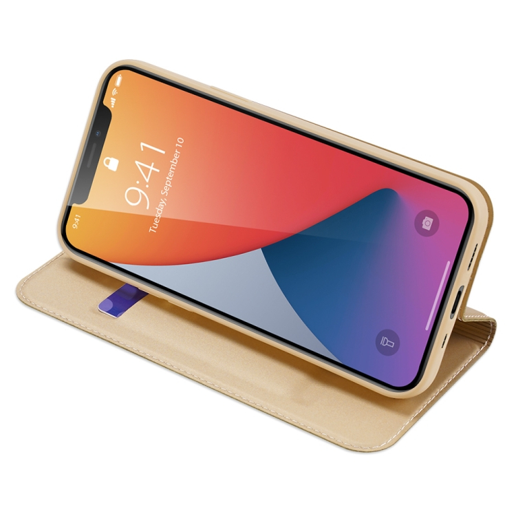DUX Wallet tok Apple iPhone 12 mini arany termék 2. képe