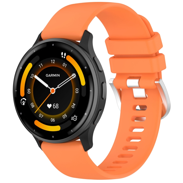 RUBBER Cserélhető szíj Garmin Venu 3 narancshoz akciós termékkép 1
