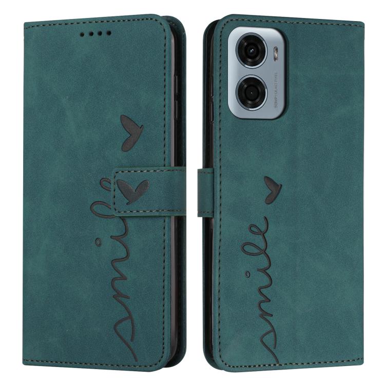ART SMILE Pénztárca tok pánttal Motorola Moto G05 / Moto E15 zöld termék 2. képe