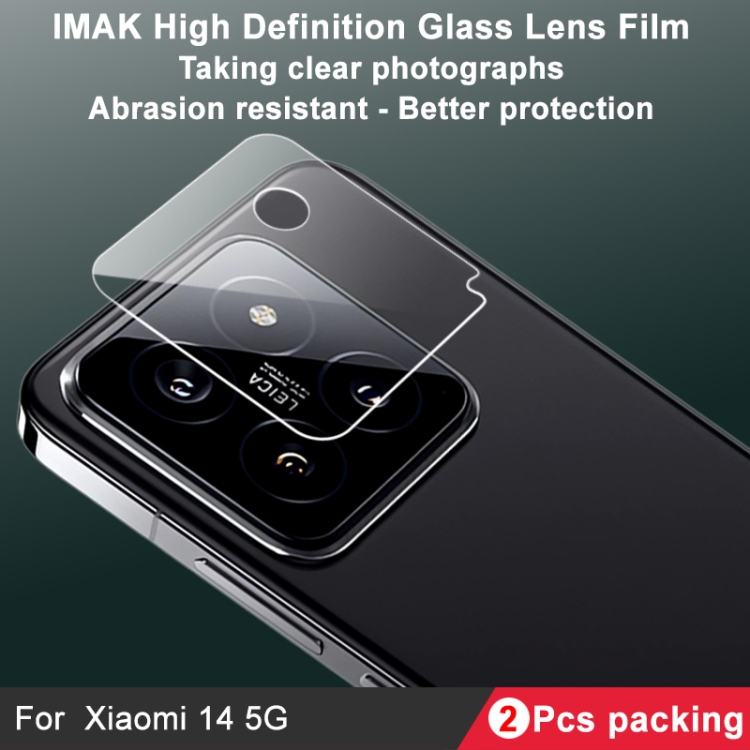 IMAK 2x védőüveg Xiaomi 14 kamerához termék 2. képe