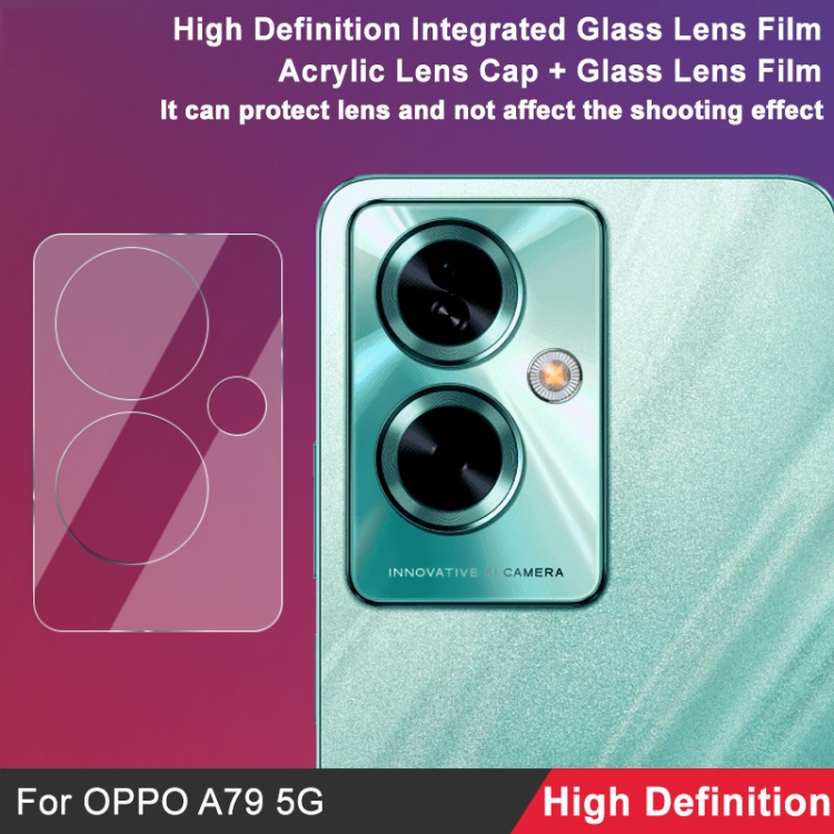 IMAK FULL COVER Üveg Oppo A79 5G kamerához termék 2. képe