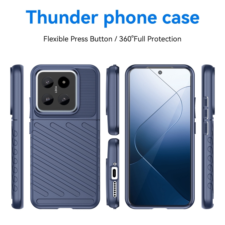 THUNDER Védőtok Xiaomi 14 kék termék 2. képe