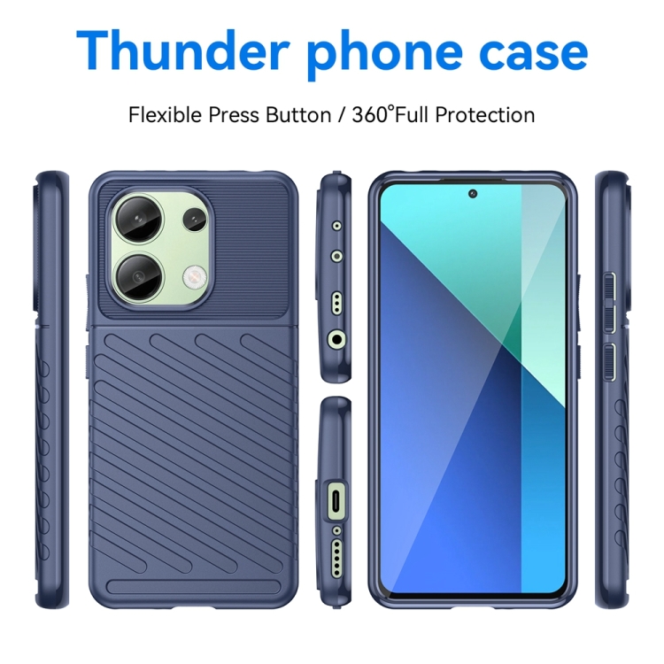 THUNDER Védőburkolat Xiaomi Redmi Note 13 kék termék 2. képe