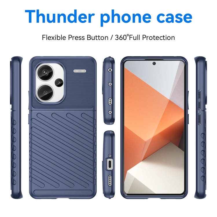 THUNDER Védőburkolat Xiaomi Redmi Note 13 Pro+ 5G kék termék 2. képe