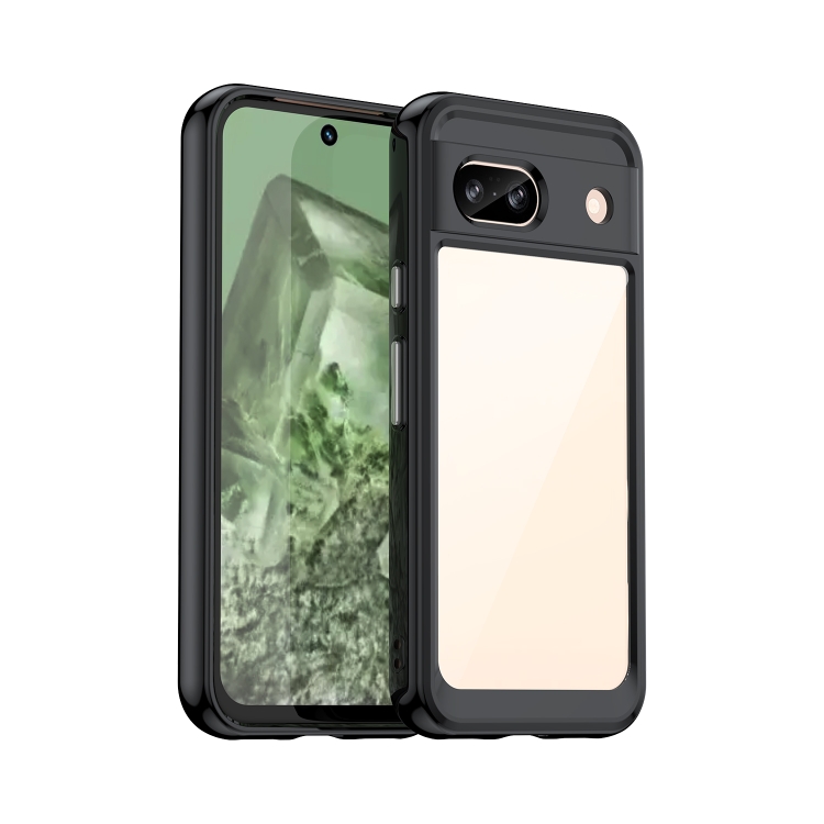 CRYSTAL Védőburkolat Google Pixel 8a fekete akciós termékkép 1